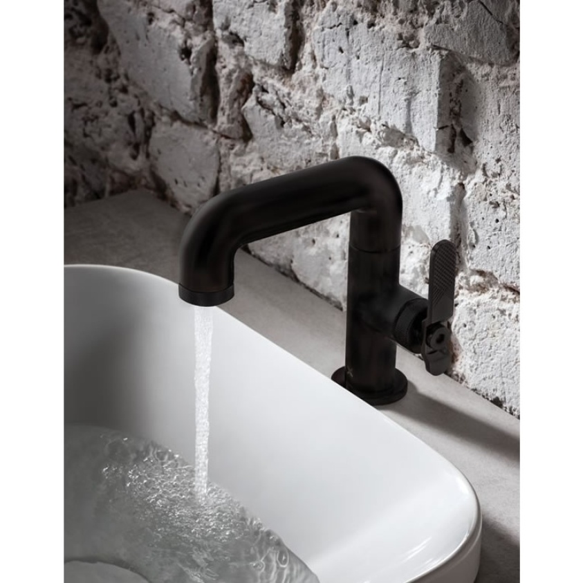 Lifestyle image of Crosswater Union Matt Black Basin Mono Mixer